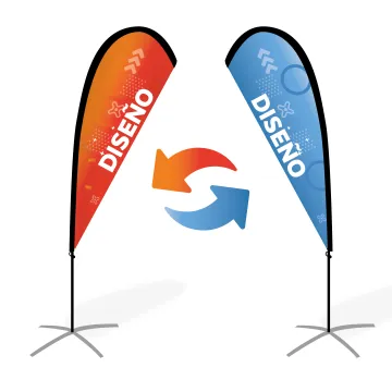 Comprar Flybanner Lágrima-Gota Doble Tela/Cara - Flybanderas