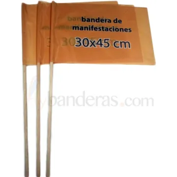 Banderas 30x45cm. Incluye palo