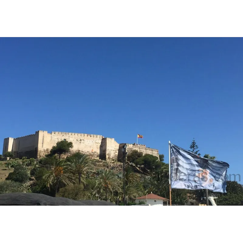 Bandera personalizada. Trabajo real de Flybanderas