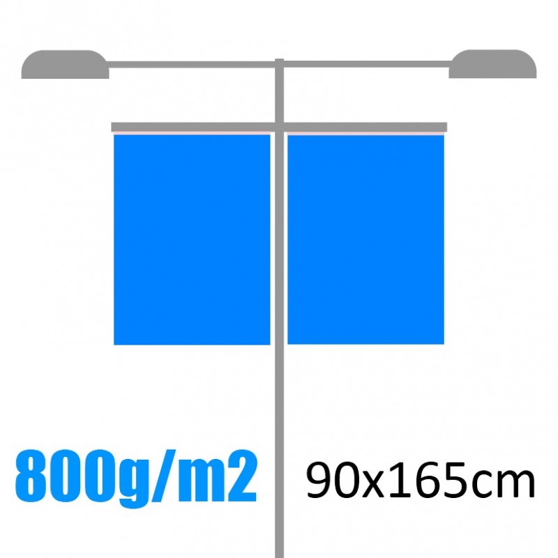 Banderolas para farolas 800gr 90x165cm