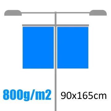 Banderolas para farolas 800gr 90x165cm