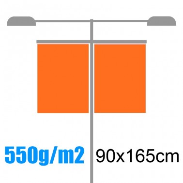 Banderolas para farolas 550gr 90x165cm