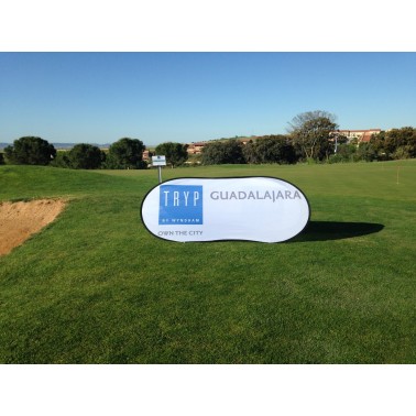 Ejemplos golf banners por Flybanderas