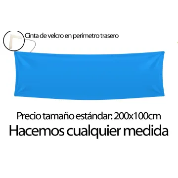 Pancarta con velcro perimetral
