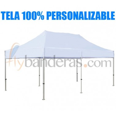 Carpa Personalizada Plegable 3x6m - Tela impermeable