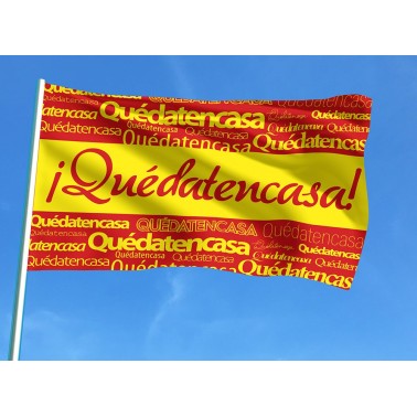 Banderas Quédate en Casa España