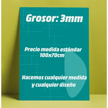Cartel rígido PVC Forex 3mm