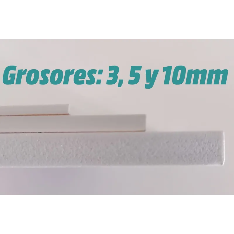 Cartel rígido PVC Forex distintos grosores