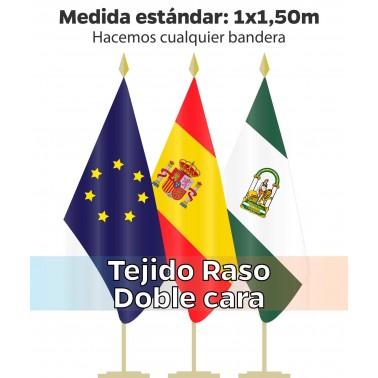 Bandera en Raso doble cara -interior-