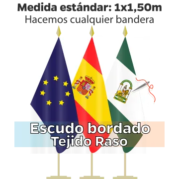 Banderas bordadas