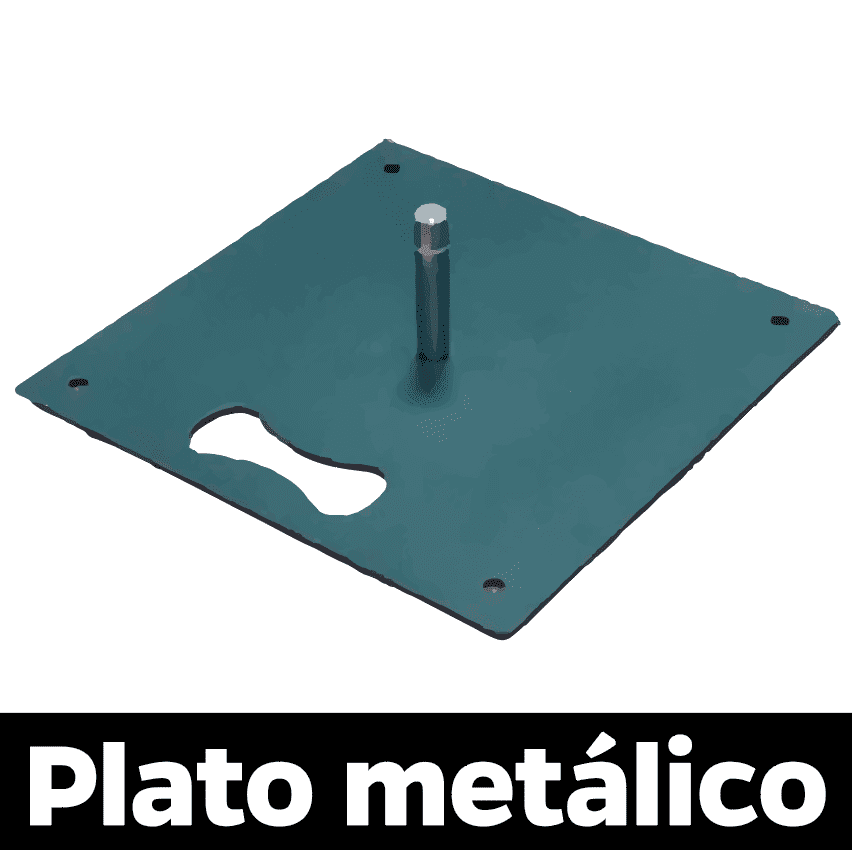 Base extra opcional Plato Metálico