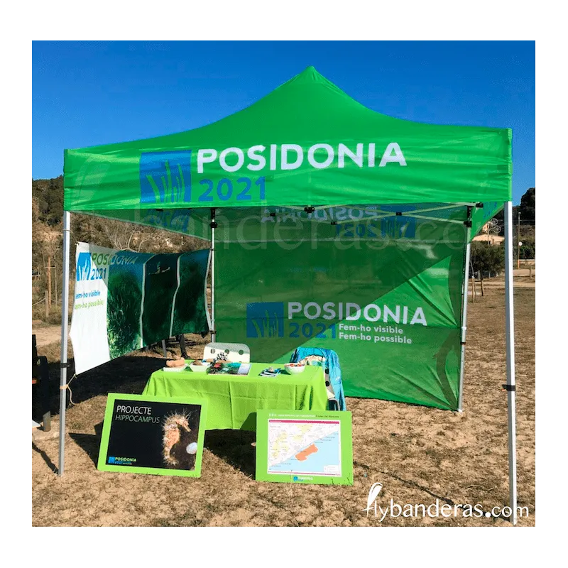 Carpa personalizada realizada por Flybanderas