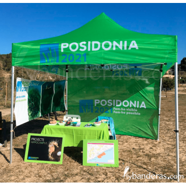 Carpa personalizada realizada por Flybanderas