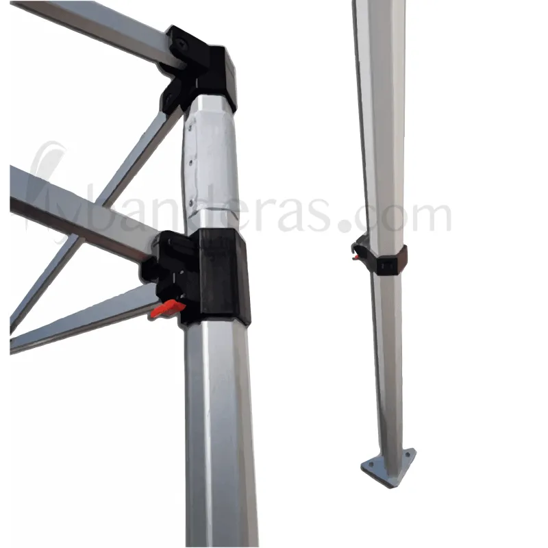 Patas aluminio resistente para carpas