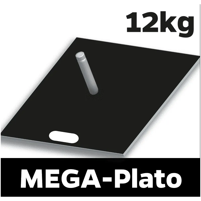 Comprar Base Extra Opcional Plato Metálico - Diseño De Banderas