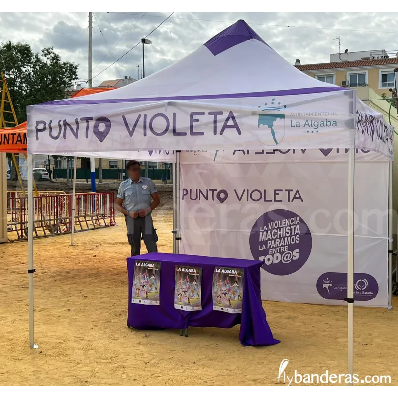 Carpa Personalizada Plegable 3x3m - Diseño De Banderas