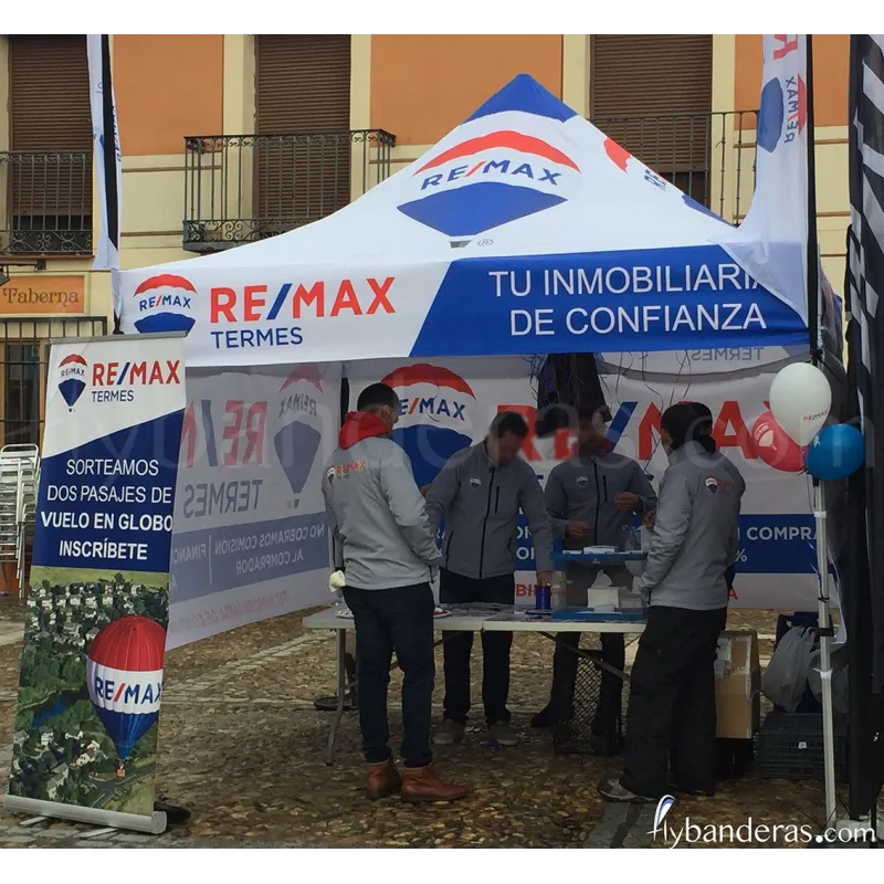 Carpas publicitarias impermeables
