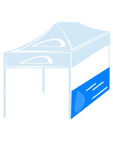 Mostrador adicional para carpa 3x4,5m