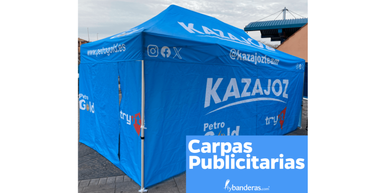Carpas publicitarias: tamaños más comunes