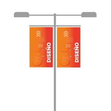 Banderolas Lona para farolas