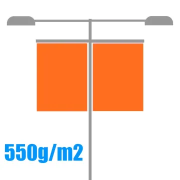 Banderolas para farolas 550gr/m2