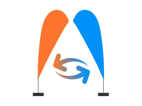 Flybanners doble tela / doble cara - Banderas publicitarias