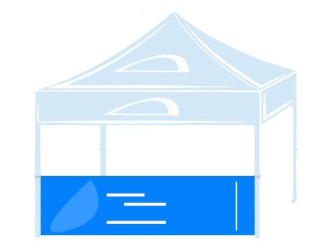 Mostradores para Carpas Publicitarias