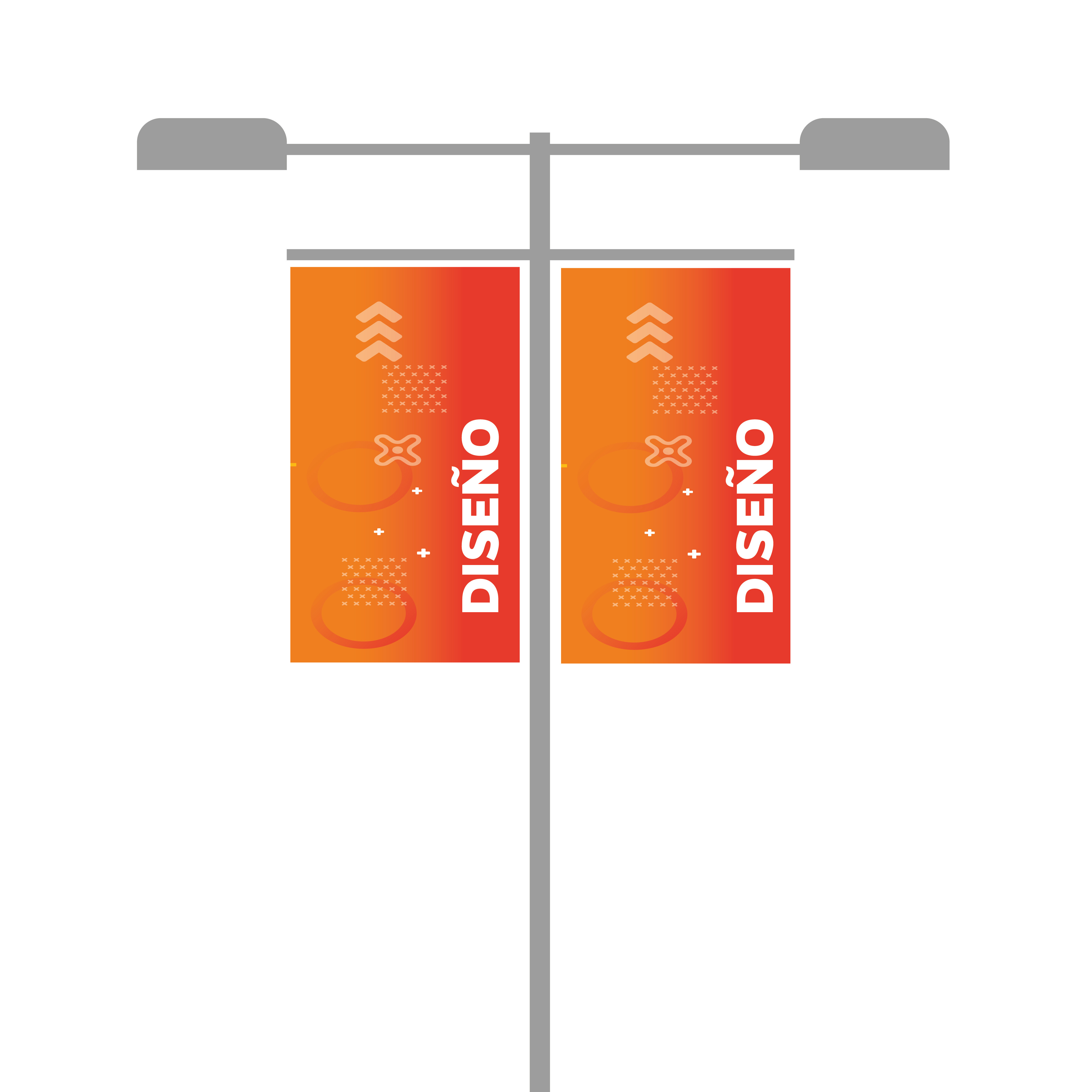 Banderolas Lona para farolas