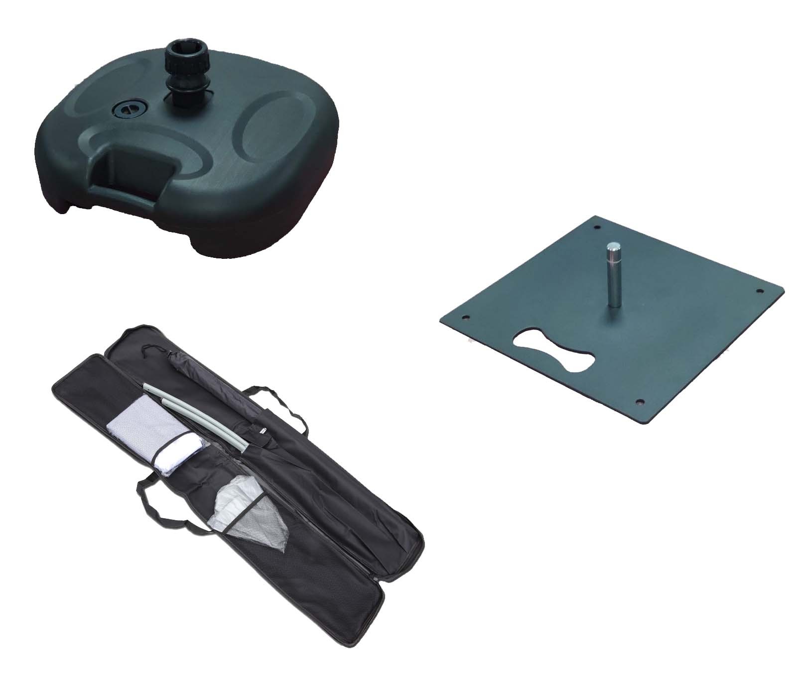Bases especiales extra y estuches de almacenamiento